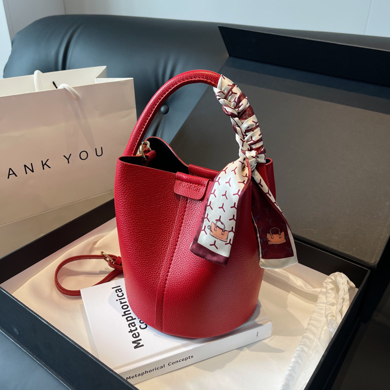 Luxury Bags For Women Sale - Sac à Bandoulière Rouge en PU