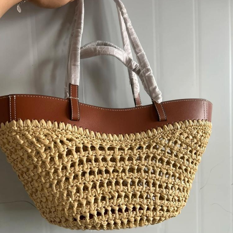 Luxury Bags For Travel - Sac de plage tissé creux de
