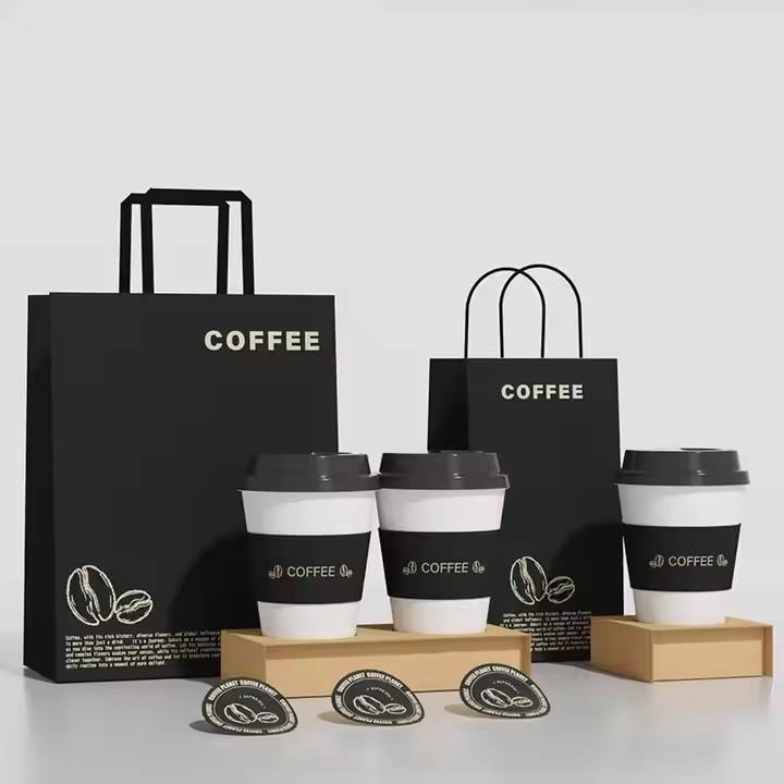 Luxury Bags Store - Sacs en papier cartonné blanc de