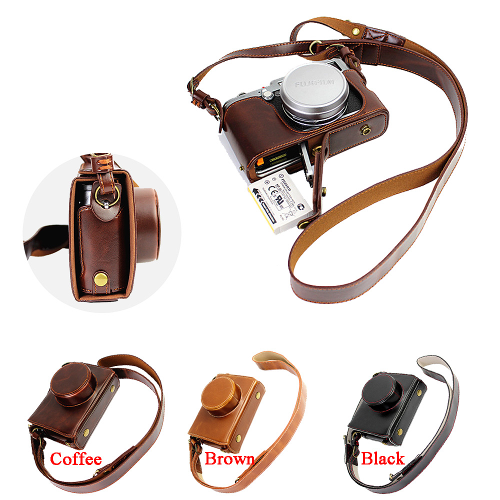 Luxury Bags Videos - Fujifilm-Étui pour appareil photo en cuir