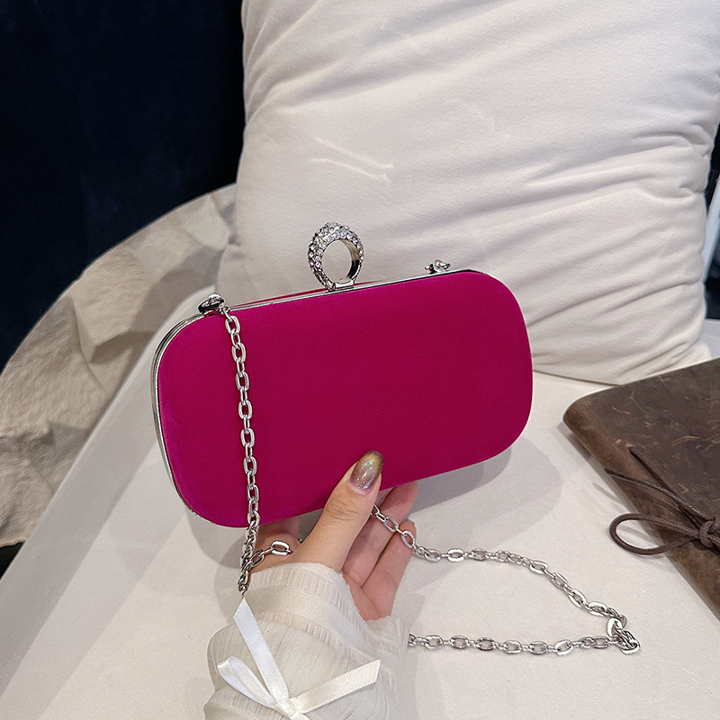 Luxury Bags Vip - Sac à main en velours noir