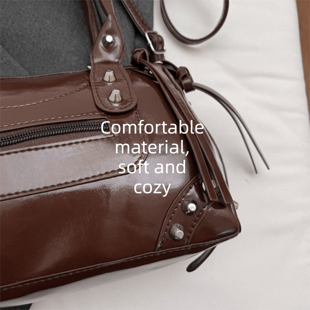 Sac à bandoulière vintage en c - Top Handle Patent Bag avis et prix
