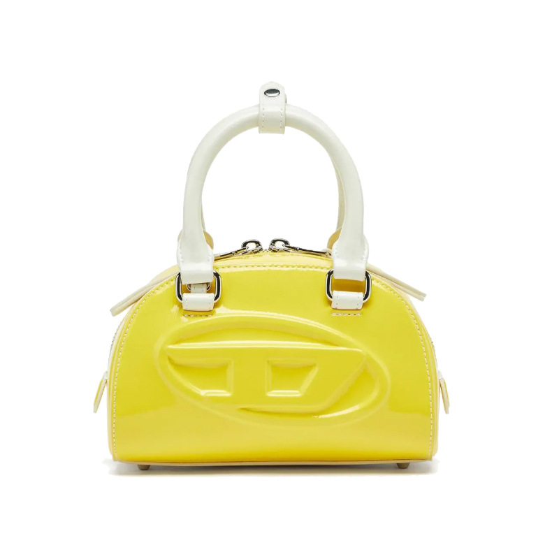 Sac Boston Mini en PU Verni Ja - Top Handle Patent Bag avis et prix