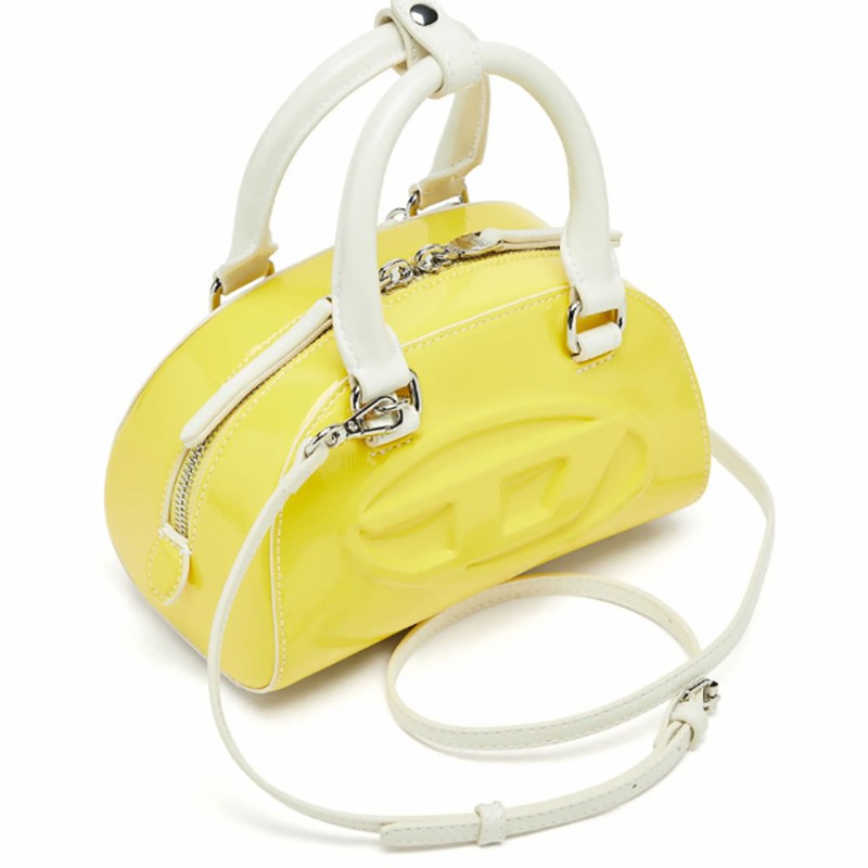 Sac Boston Mini en PU Verni Ja - Top Handle Patent Bag avis et prix