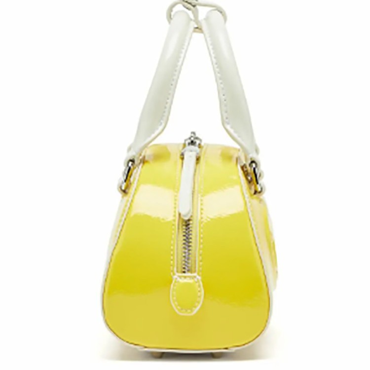 Sac Boston Mini en PU Verni Ja - Top Handle Patent Bag avis et prix