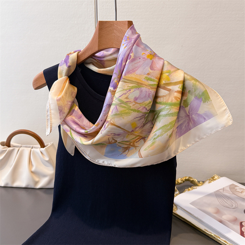 Écharpe carrée imprimée pour f - Luxury Bags For Travel avis et prix