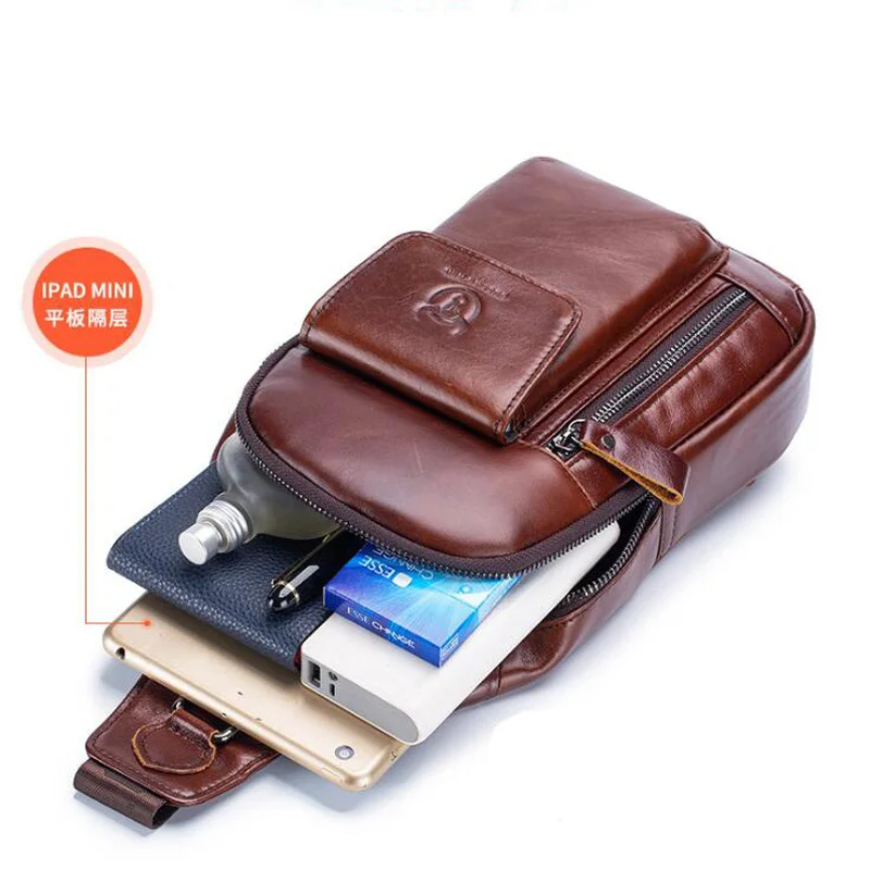 Sac de poitrine en cuir vérita - Luxury Bags For Men Brands avis et prix