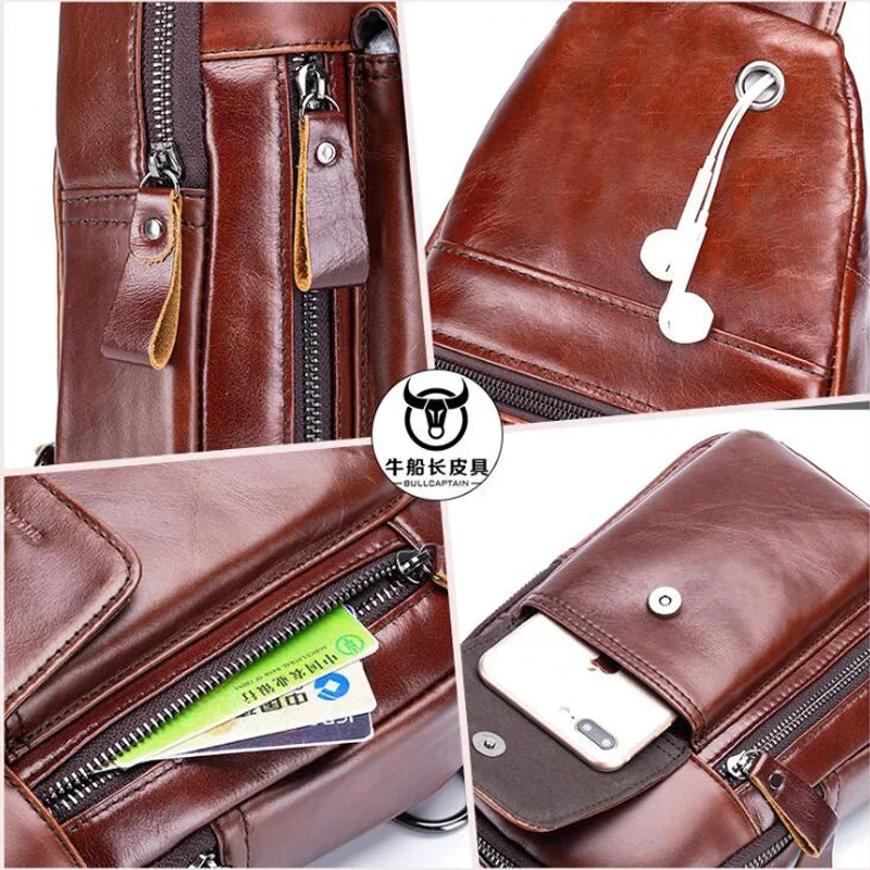 Sac de poitrine en cuir vérita - Luxury Bags For Men Brands avis et prix