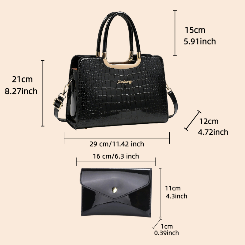Ensemble de sacs assortis pour - Top Handle Patent Bag avis et prix
