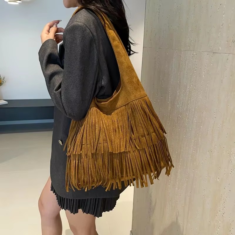Sacs à bandoulière à pampilles - Luxury Bags On Sales avis et prix
