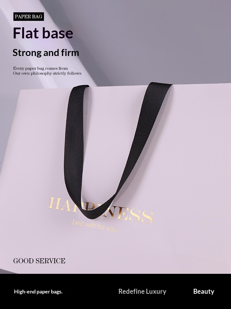 Sacs en papier cartonné blanc  - Luxury Bags Store avis et prix