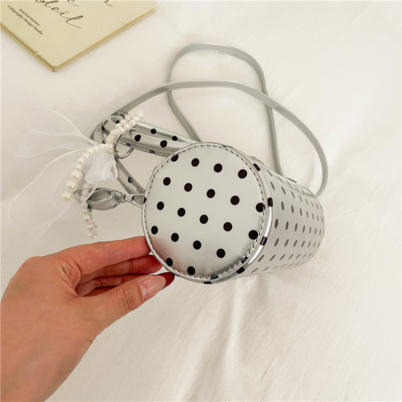 Sac à main mini coréen à pois  - Top Handle Patent Bag avis et prix