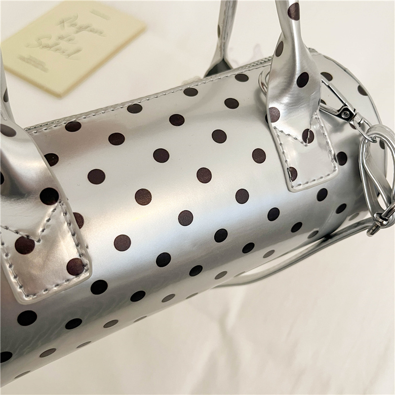 Sac à main mini coréen à pois  - Top Handle Patent Bag avis et prix
