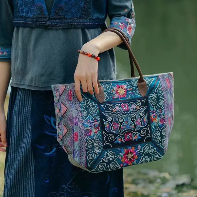Sacs fourre-tout brodés origin - Luxury Bags On Sales avis et prix