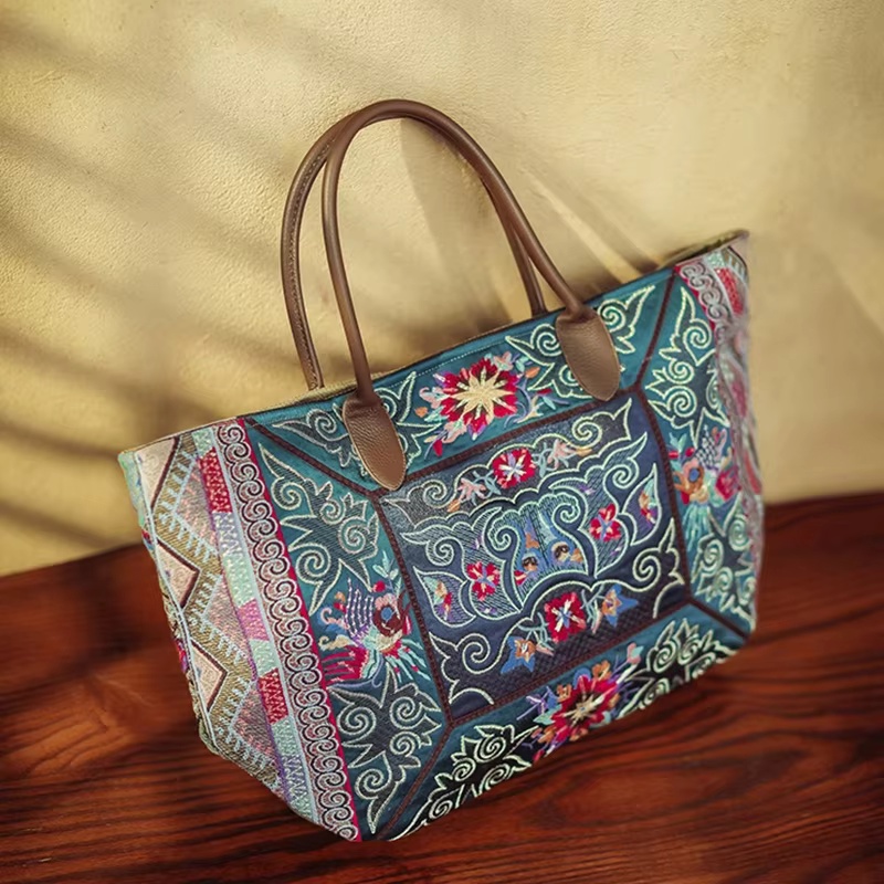 Sacs fourre-tout brodés origin - Luxury Bags On Sales avis et prix